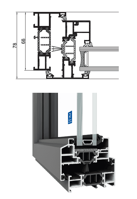 SlimLine 68 Casement - 3